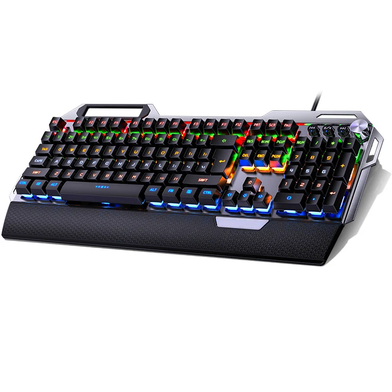 USB-клавиатура Механическая с RGB-подсветкой 12 цветов 104 клавиш | Компьютеры и офис