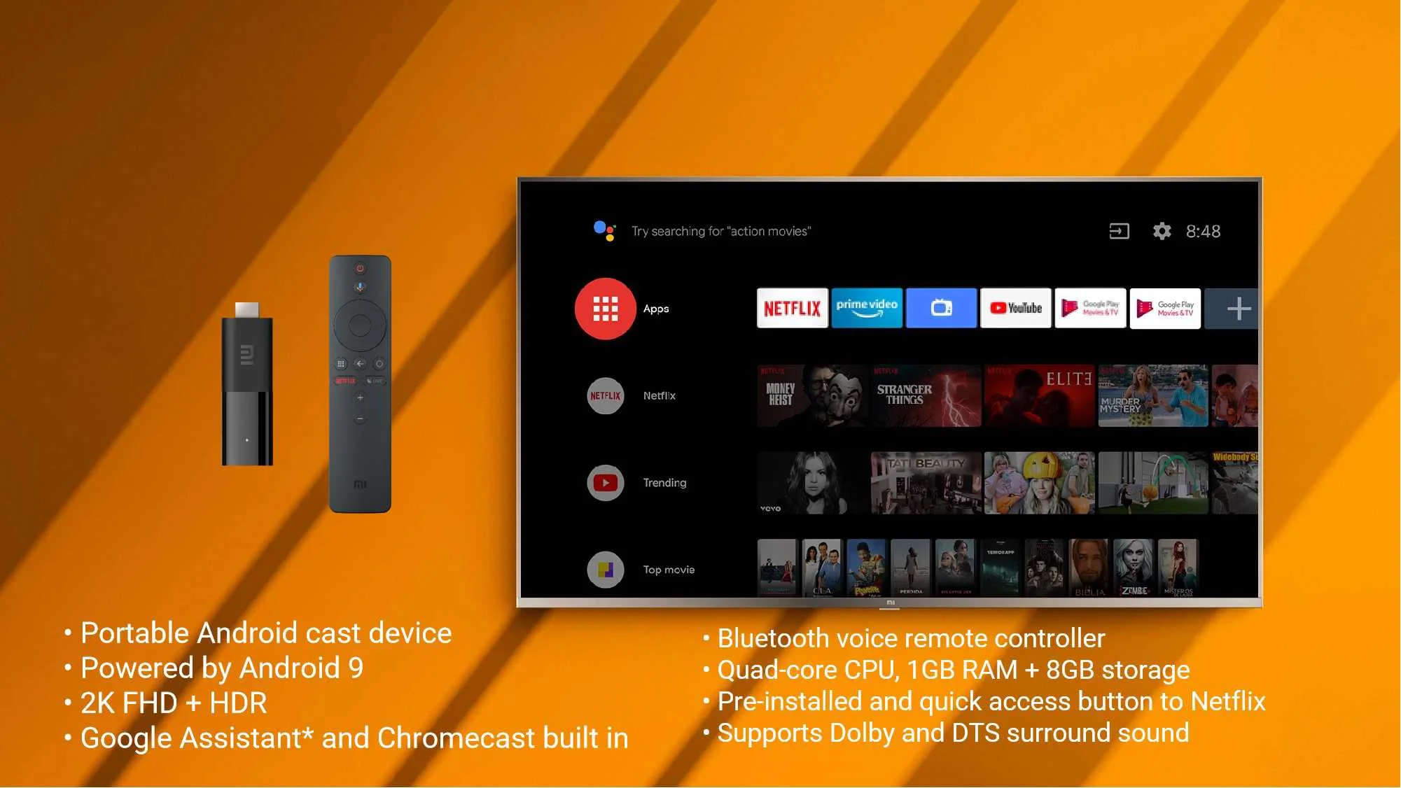 Comment Caster Sur Mi Tv Stick Baisse de prix : Xiaomi TV stick : une box android sous forme de clé