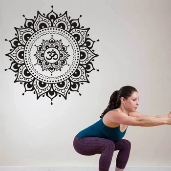 

Yoga Club Wall Sticker Decal Pattern Body-building Posters Vinyl Wall Decals Home Decoration Decor Mural Yoga Sticker
