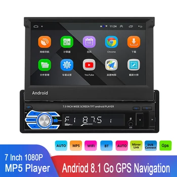 

1 Din Android 8.1 GPS Navigation Car Multimedia Player Wifi Autoradio Touch Screen Car Radio 7 inch Car MP5 Player FM AM USB