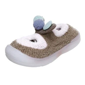 

Toddler Baby Girls Sock Shoes Kids Rabbit Soft Sole Rubber Shoes for girl boys Socks Slipper Infant Baby Soft Anti-slip Shoes