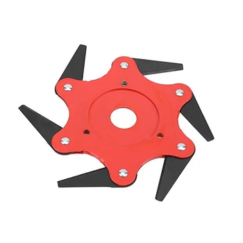

Trimmer Head Brush Cutter Head Durable 6 Steel Razor Manganese Stee String Trimmers Agricultural Use Yard Grass Brushcutter