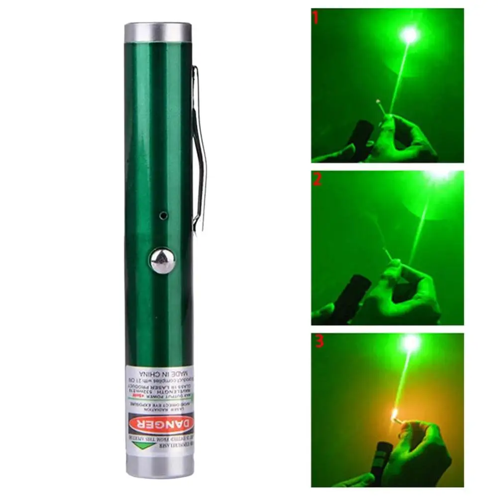 Powerful Green Laser Star Pointer 1000m Focus Lazer Sight Device Cat