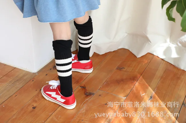 Spring And Autumn New Products Large Flounced Thin Stripes Western Style Men And Women Children Tube Socks