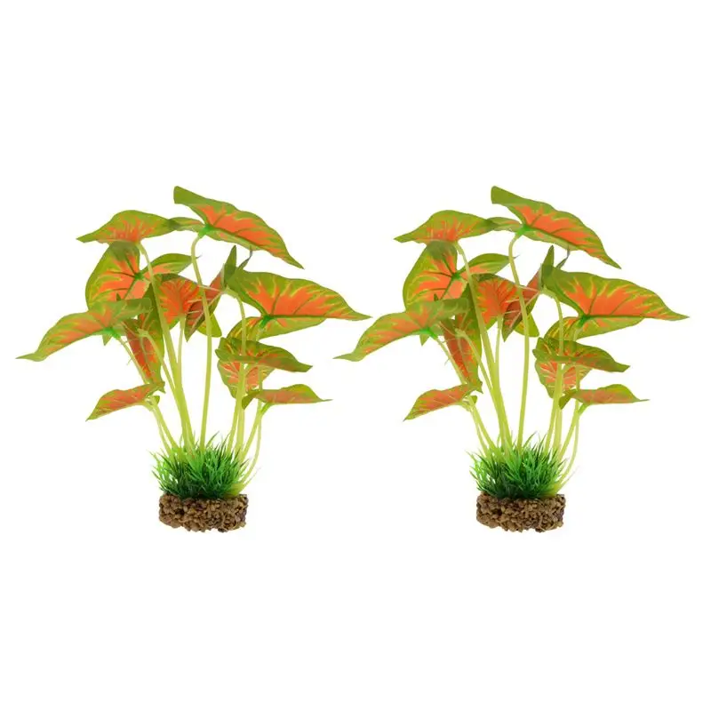 

Aquarium Plants Decoration Artificial Plants for Fish Tank 2 Pack