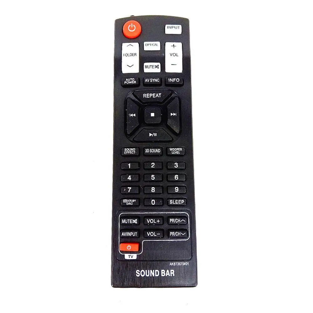 

NEW Remote Control AKB73575401 For LG Sound Bar NB5540A NB5541 NB2430A NB4540 NB3250A Fernbedienung