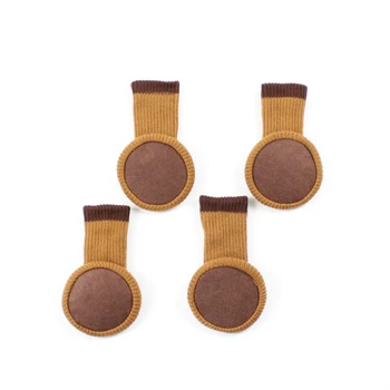 

4 Pcs Bathroom Slider Chair Leg Table Sock Caps Home Decor Kitchen Floor Protector Anti Noise Foot Pad Furniture Non-Slip