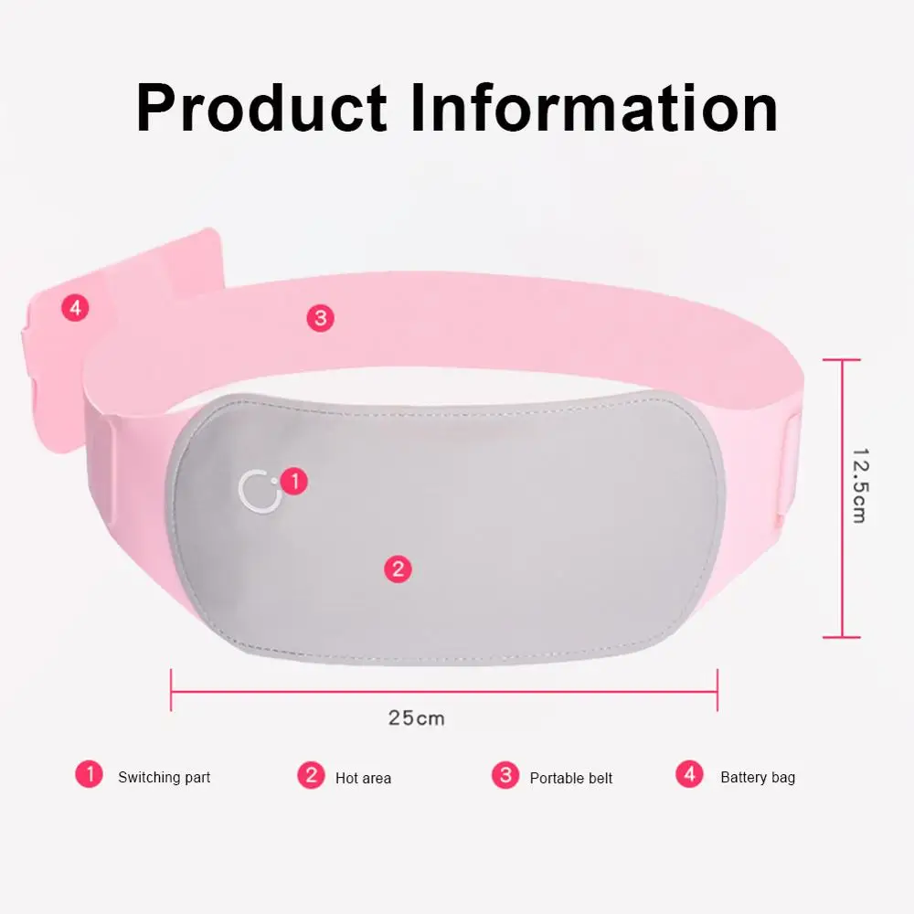 

Electric Waist Belt Warm Palace with Menstrual Dysmenorrhea Artifact Charging Fever Warm Belt Repeatable washing