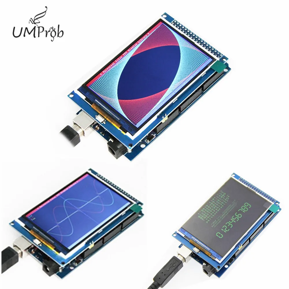 Модуль ЖК экрана TFT 3 5 дюйма Ultra HD 320X480 для платы MEGA 2560 R3|Интегральные схемы| |