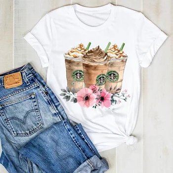 

Summer Flower Floral Elegance 90s Cute Ladies T Tee Tshirt Womens Female Shirt Clothes Graphic Clothing T-shirt Women's T-shirt
