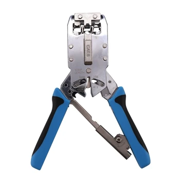 

Crimper Hand Network Tools Pliers RJ45 TL-2810R Network RJ11 Cable Stripper Ethernet Cat 6 Terminal Crimp Tool Plug Clamp Crimp