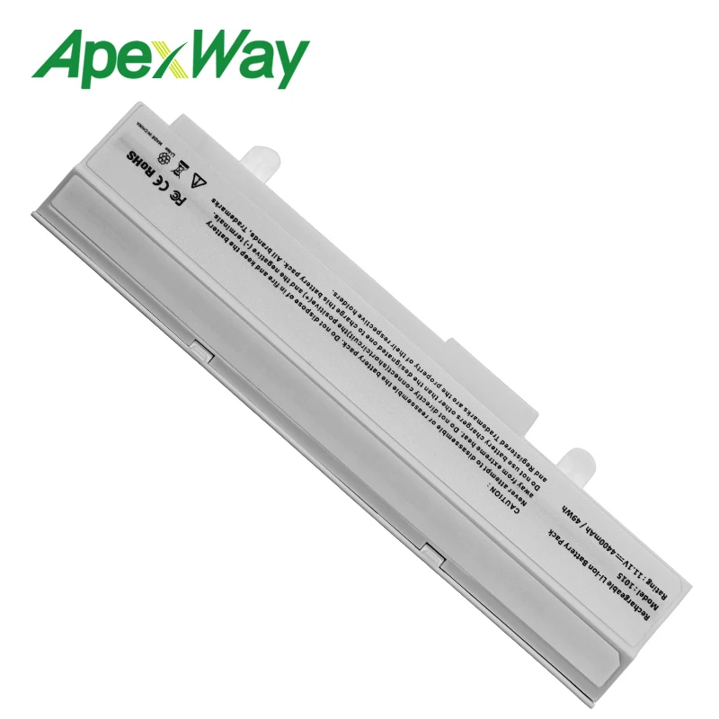 Apexway белый Аккумулятор для ноутбука Asus Eee PC 1215 PC 1215b 1215N 1015b 1015 1015bx 1015p x 1015p A31-015 A32-1015 AL31-1015