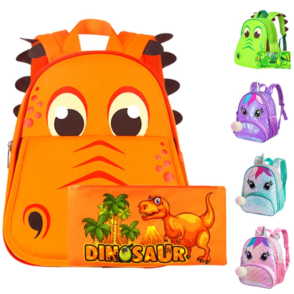 Kindergarten Dinosaur Backpack Bag School Kids Dinosaur Preschool