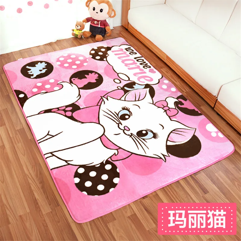 Marie Cat Disney Marie ковер в форме кошки ковер Детский мультфильм коврик для лазания гостиная ковер спальня кабинет для чистки ковров, для дома игровой коврик для детей коврик для пикника - Цвет: Marie Cat