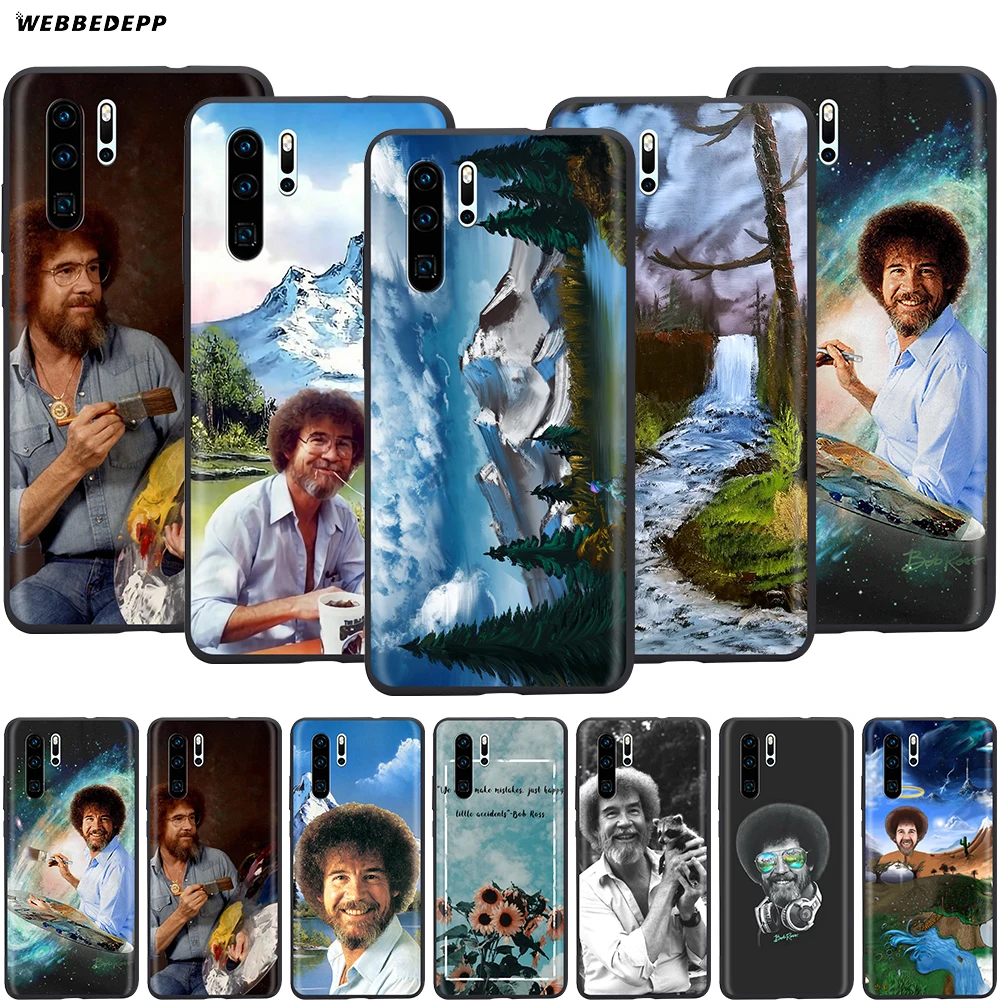 Чехол Webbedepp Bob Ross без ошибок для Huawei P8 P9 P10 P20 P30 Lite Pro P Smart Z 2019 Mini|Бамперы| |