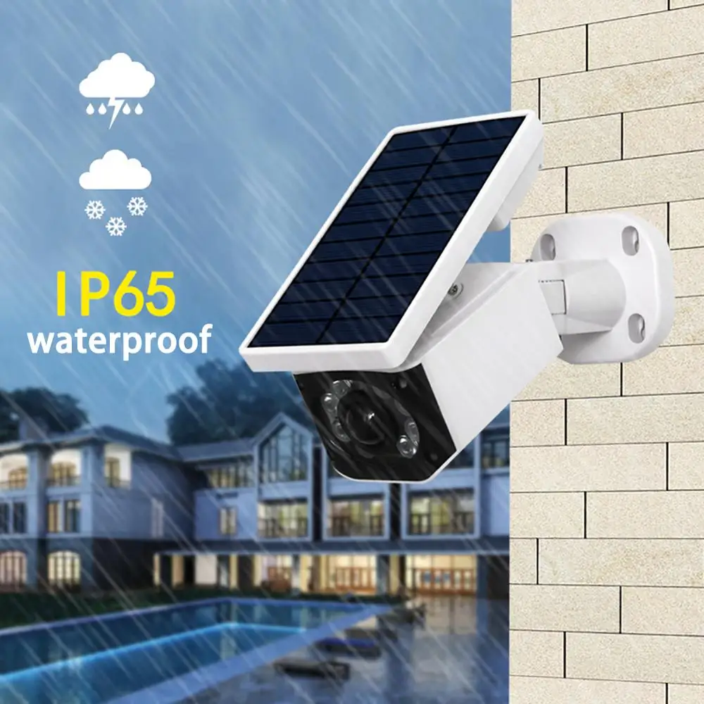 

3 Modes WaterProof Solar Outdoor Motion Sensor Spot Light Simulation Monitoring Human Sensor Lamp for Yard Garden Driveway Pool