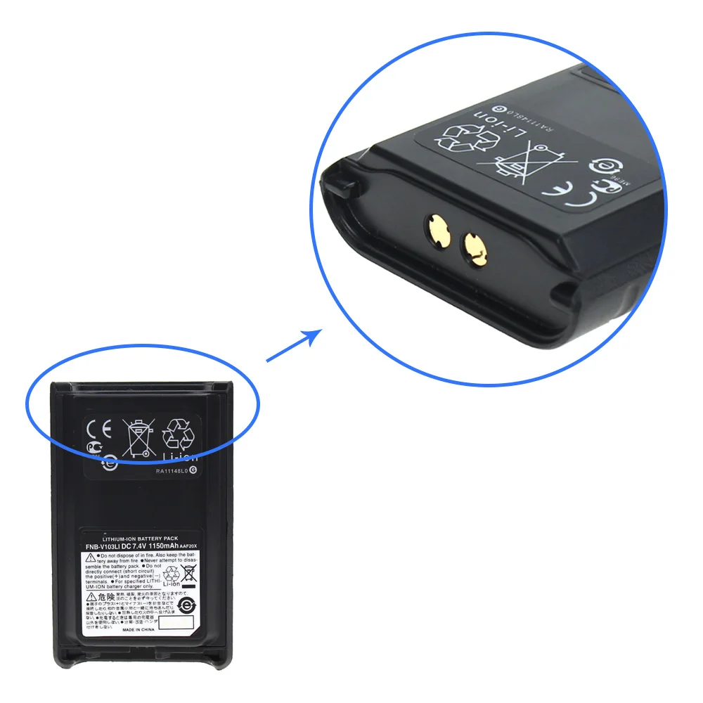 10X FNB-V103LI 1150 мА/ч, литий-ионным Батарея для Vertex VX-231 VX231 VX-228 VX228 VX-230 VX230 VX-234(подходит для CD-34/переменного тока-300 Зарядное устройство