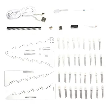 

Diy Light Control Full Color Led Large Christmas Tree Tower Making Kit 14 Kinds Of Different Color Changing Effect