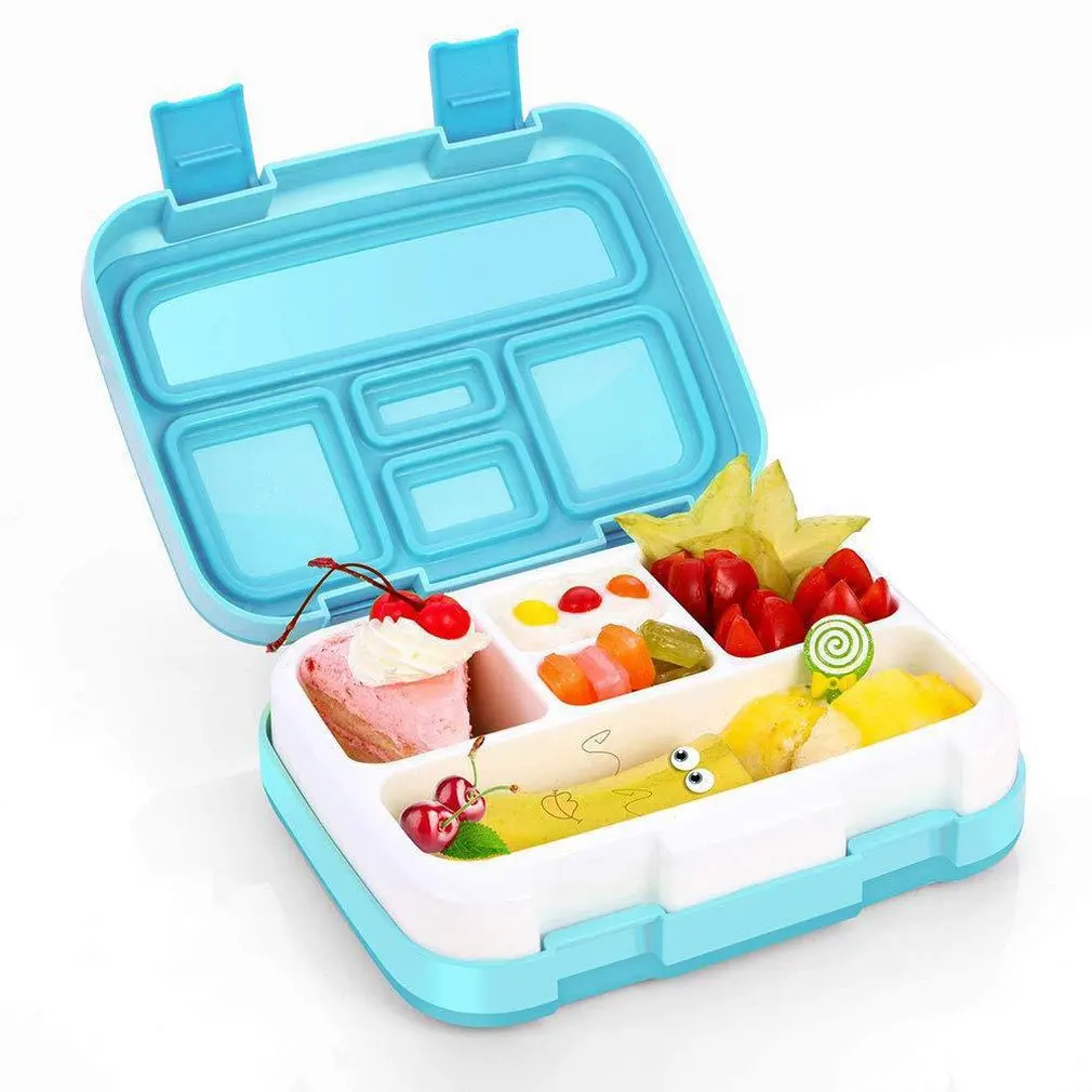

Portable Five Grid Lunch Box Student Lunch Box Flip Multi-Grid Lunch Box Office Lunch Box Portable Lunch Box