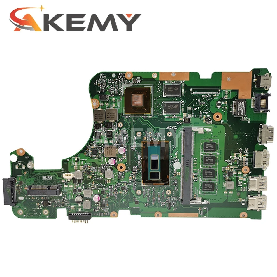 Материнская плата для ноутбука Akmey X555LJ Asus X555LNB X555LN X555LD X555LB X555LF с 4 Гб ОЗУ I3-4005U GT820M/2