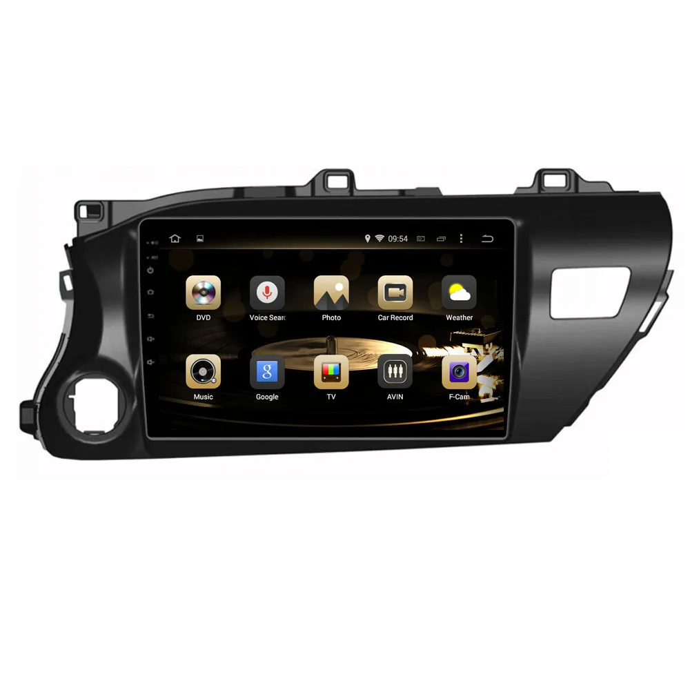 Flash Deal Android 9.0 Octa Core PX6/PX5 Fit Toyota Hilux 2016- 2019 Car DVD Player Navigation GPS Radio 2