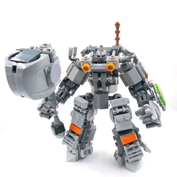 

390Pcs 13cm MOC Death Knight Mecha Model Assembly Mecha Bricks Toy DIY Building Block Stem Toy For Children Toys Birthday Gift