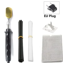 Soudeur professionnel en plastique pour réparation de pare chocs de voiture, agrafeuse à chaud, fer à souder électrique, poignée en plastique, pointes plates