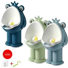 

Children's Urinal Kids Toilet Child Standing Wall-mounted Trainer for Boy Portable Frog Pot Training Split Design Potty Reusable