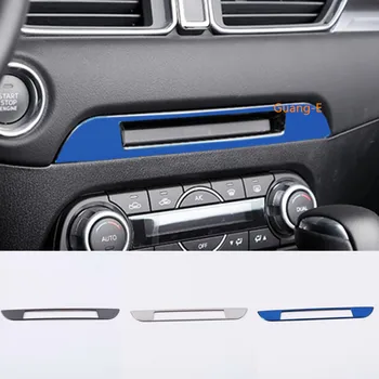 

Car Cover Detector Sticks Stainless Steel CD Panel Seat Heating Hooding Parts Trim For Mazda CX-5 CX5 2017 2018 2019 2020