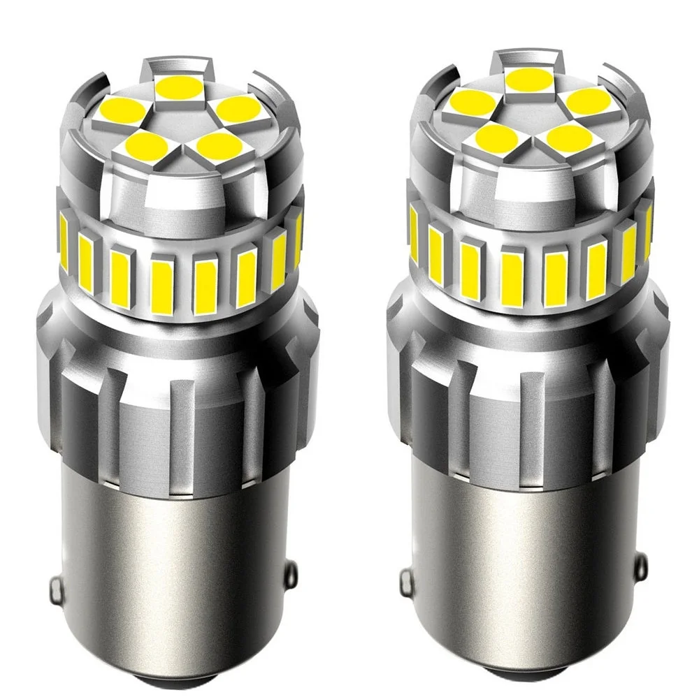2x T15 светодиодный T10 1156 BA15S 7440 W21W 3157 3156 7443 3030 4014 лампы W16W светодиодный задний фонарь с can-bus парковки резервный сигнал поворота светильник
