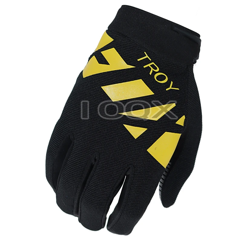

New Troy Fox MX Racing Raner Dark Grey Gloves Motocross Off-Road DH Moutain Bike Outdoors Cycling MX Gloves