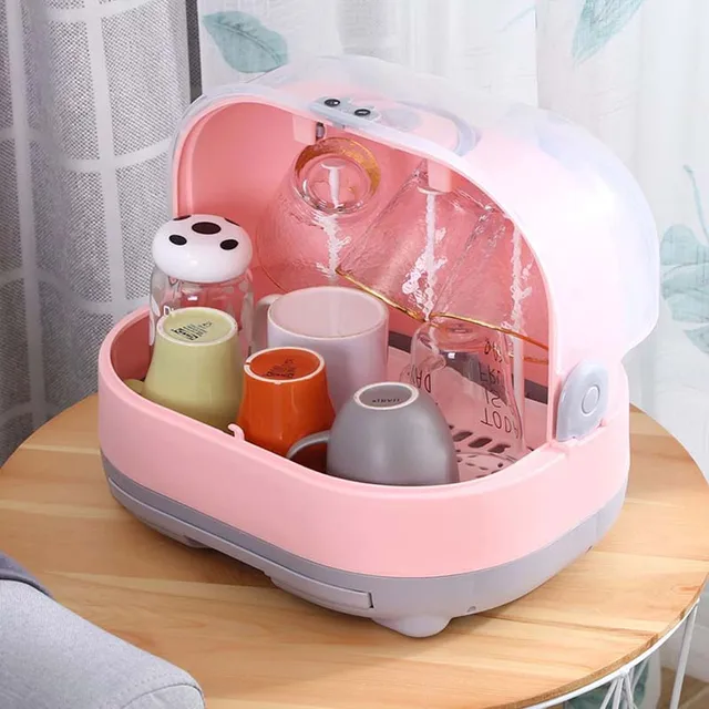 Baby Bottle Storage Rack Baby Tableware Bowls and Chopsticks Food  Supplement Tool Organizer Home Desktop Water Cup Storage Shelf - AliExpress