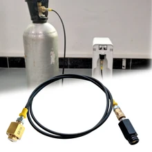 SodaStream Maker Grohe Blue Home Soda Club External Hose & Adapter Kit to CGA320 W21.8 Big Co2 Tank 5FT Long