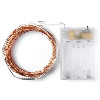 

Outdoor Solar Copper Wire Button Copper Wire Lamp String Bedroom Room Creative Light String Waterproof Decorative Light