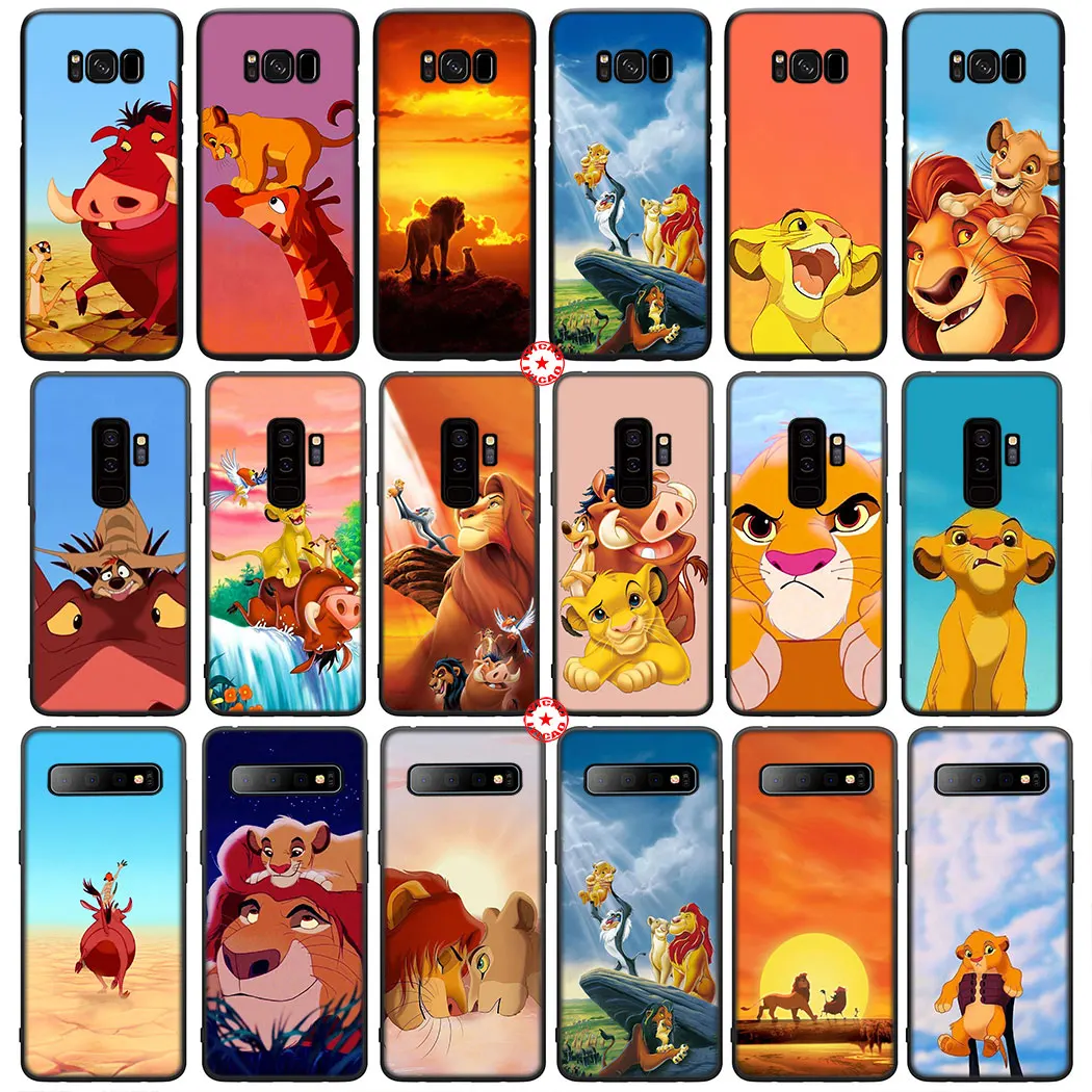 Y42 Lion king Luxury Soft Silicone Case for Samsung Galaxy Note 8 9 S10 S9 S8 Plus Lite S10E S6 S7 Edge | Мобильные телефоны и