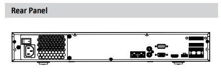 Сетевой видеорегистратор Dahua NVR 32 Ch 1.5U AI Smart H.265+ 32 канала IP видео доступ до 12 фото лица для ip-камер