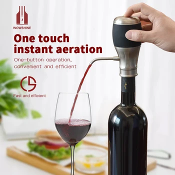 

New FedEx/DHL/UPS Shipping Factory Direct Wholesale 10pcs Electric Wine Aerator One Touch Aeration Automatically Pour Out