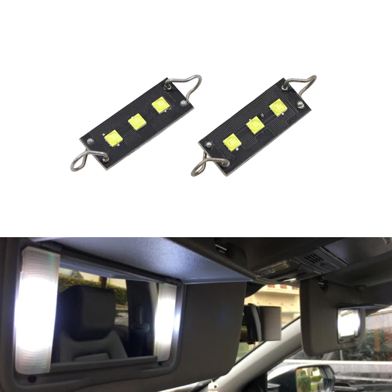 

2x 44MM 1.73" Rigid Twisted Loop Festoon Led Light Bulbs Dome 561 562 567 564 For Auto Car Vanity Mirror Trunk Lights Bulb