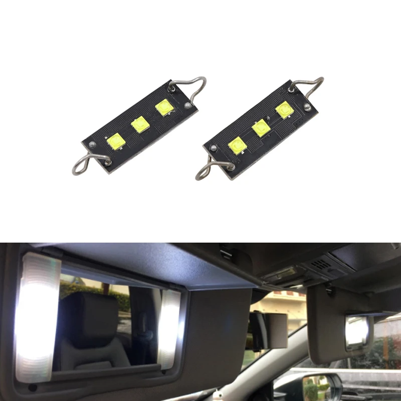 Details about / Red Rigid Loop LED 44mm Festoon Bulb 9SMD Interior Door Dome Light 561 562 564