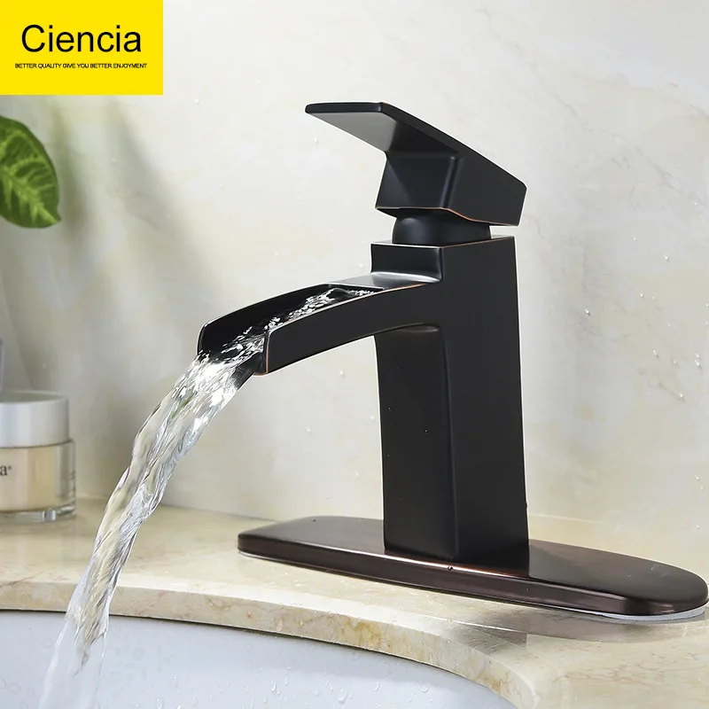 

Copper Orb Falls Basin Faucet Hot And Cold Basin Faucet Lavatory Bibcock Drop-in Sink Leading Ciencia