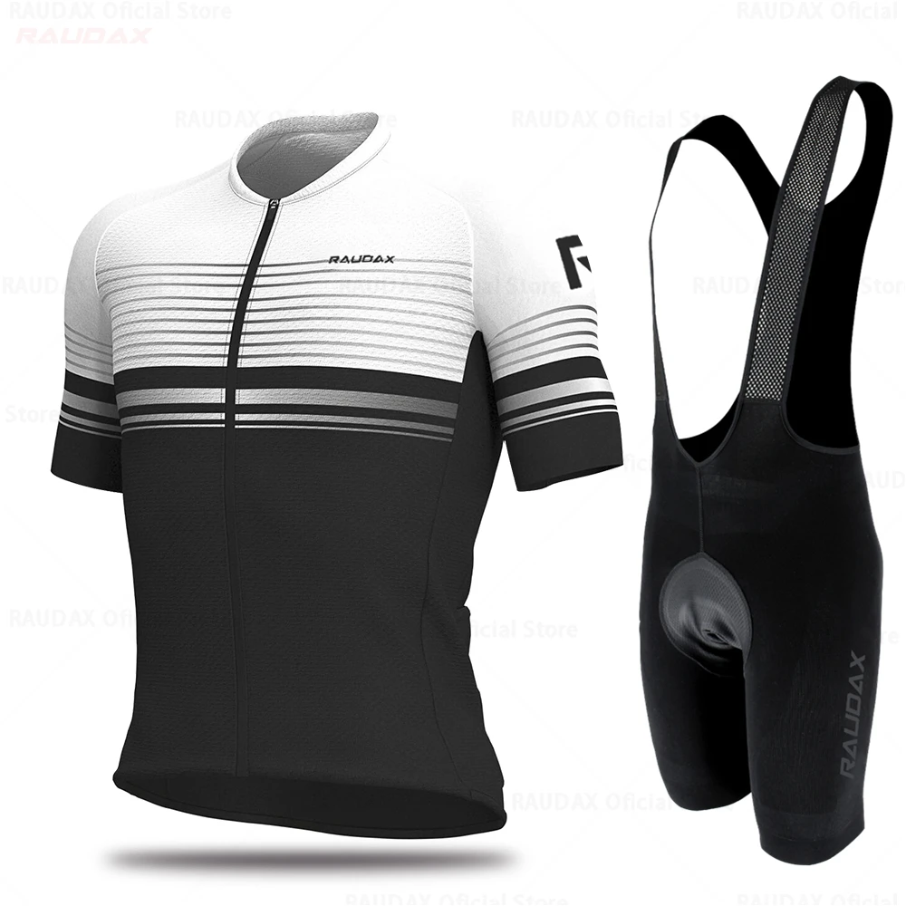 Bib cycling set Pro Team Raudax комплект для велоспорта, костюм для велоспорта, Mtb, дышащая одежда для горного велосипеда, топы, спортивная одежда, комплект одежды для велоспорта - Цвет: Bib cycling set