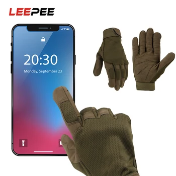 

LEEPEE Motorcycle Full Finger Gloves Motocross Riding Tribe Touch Screen Gloves Biker Racing Guantes Protective Gear