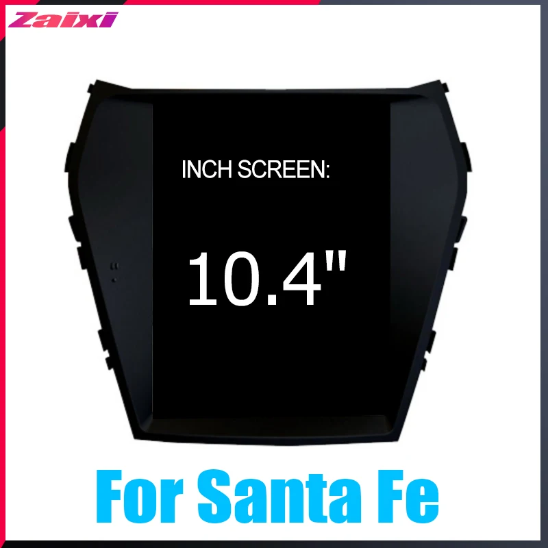 Для Hyundai ix45 Santa Fe 2012 2013 2014 20152016 большой экран Tesla вертикальный Android автомобильный ПК