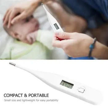 

1pcs Digital Thermometer Accurate And Fast Reading For Rectal Oral Armpit Temperature Measuring Tool
