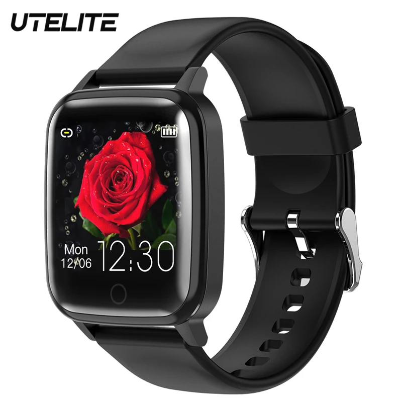 

UTELITE R1 Smart Watch CNC Metal Clock IP67 Waterproof Heart Rate Sleep Monitor Message Call Reminder Watches PK B57 for Xiaomi