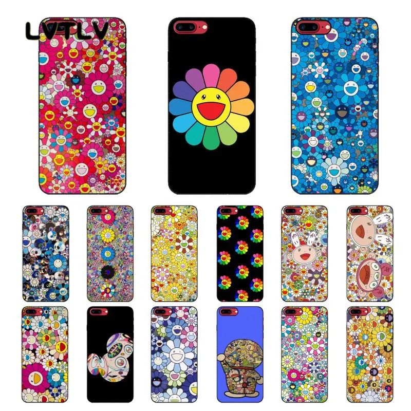 LVTLV Мураками Такаши солнце цветок Оригинальный чехол для телефона iPhone 11 pro XS MAX 8 7 6