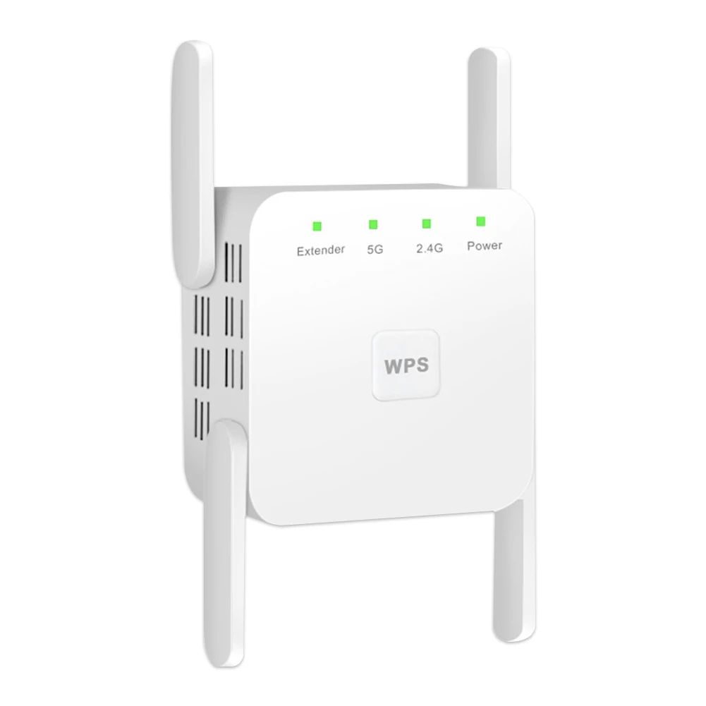 1200 Мбит/с 2,4 ГГц Wi Fi 5 ГГц Беспроводной Extender Wi Fi Ретранслятор 4 антенны AP двухдиапазонный диапазона сигнала Wi Fi усилитель штепсельная вилка британского стандарта|Беспроводные роутеры| | АлиЭкспресс