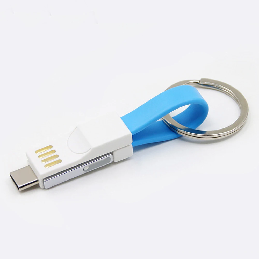 Короткий мини брелок с микро-usb зарядное устройство кабель для зарядки данных type C USB кабель для передачи данных кабели для iphone Saunsg huawei браслет кабель