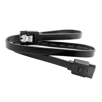

Data Cable 45CM High Speed SATA Hard Drive Data Cable Straight Signal Cable for Lots Computer Data Cable 3.0 6Gb/s 26AWG HDD
