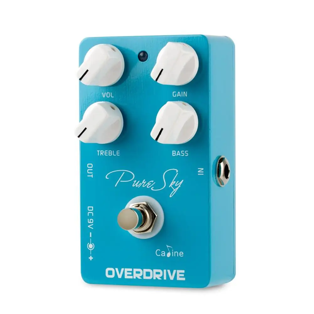 None CP-12 Pure Sky Guitar Effects Stompbox Overload Mode Pedal String Instrument Accessory for Beginner or Musician | Спорт и